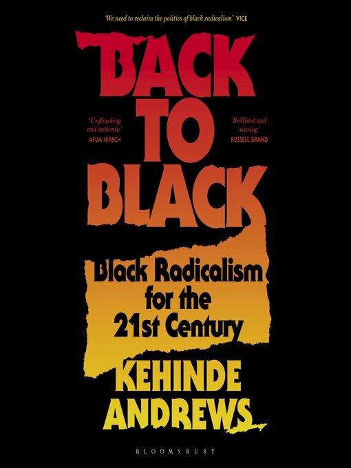Title details for Back to Black by Kehinde Andrews - Available